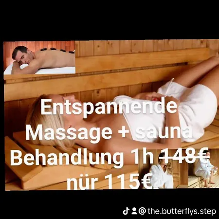 Massage Mit Sauna Und Jakuzzi منزل للإقامة Bischofsheim