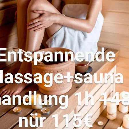 Massage Mit Sauna Und Jakuzzi منزل للإقامة
