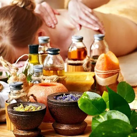 Massage Mit Sauna Und Jakuzzi منزل للإقامة